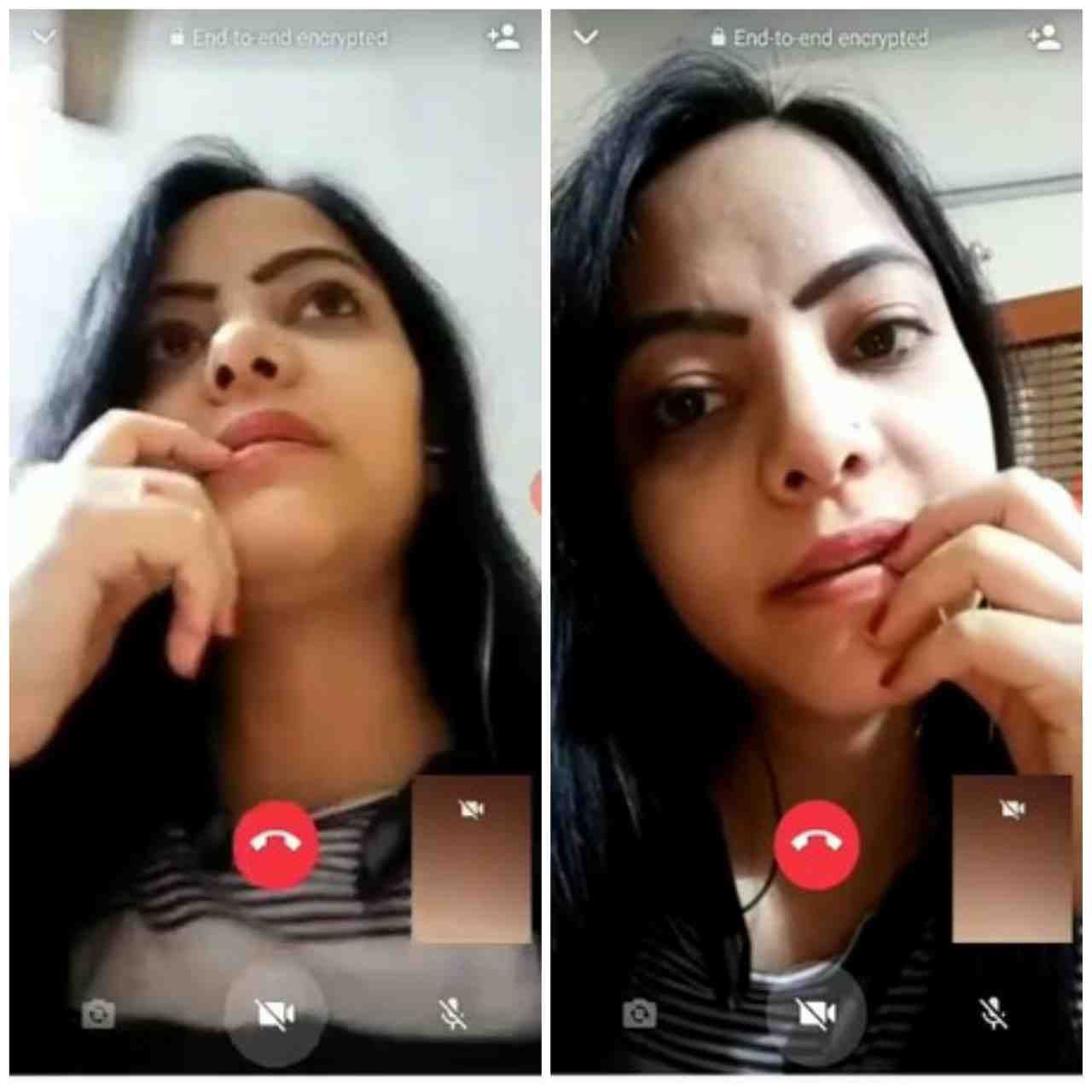 Video call with bf